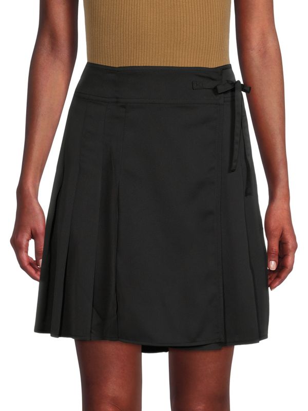 Karl Lagerfeld Paris Pleated Mini Skirt